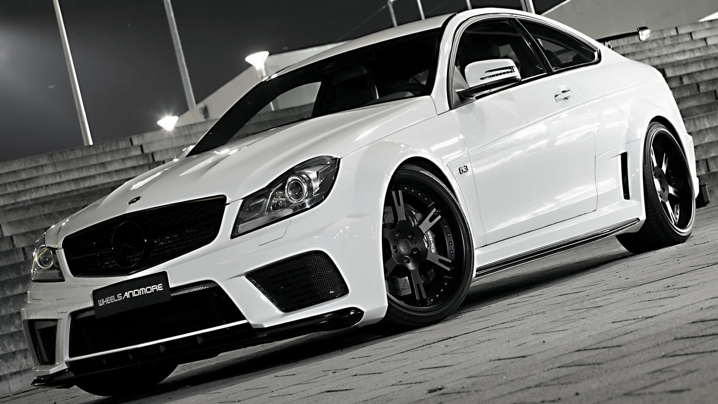 Mercedes Benz C Amg Black Series Edition By Wheelsandmore Hd Art Print Poster