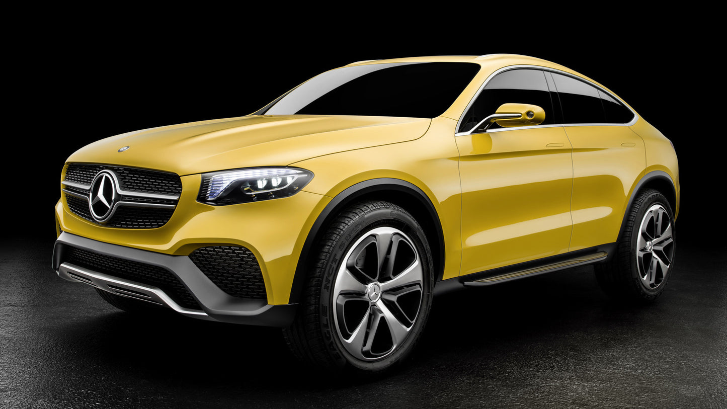 Mercedes Benz Concept Glc Coupe Hd Art Print Poster