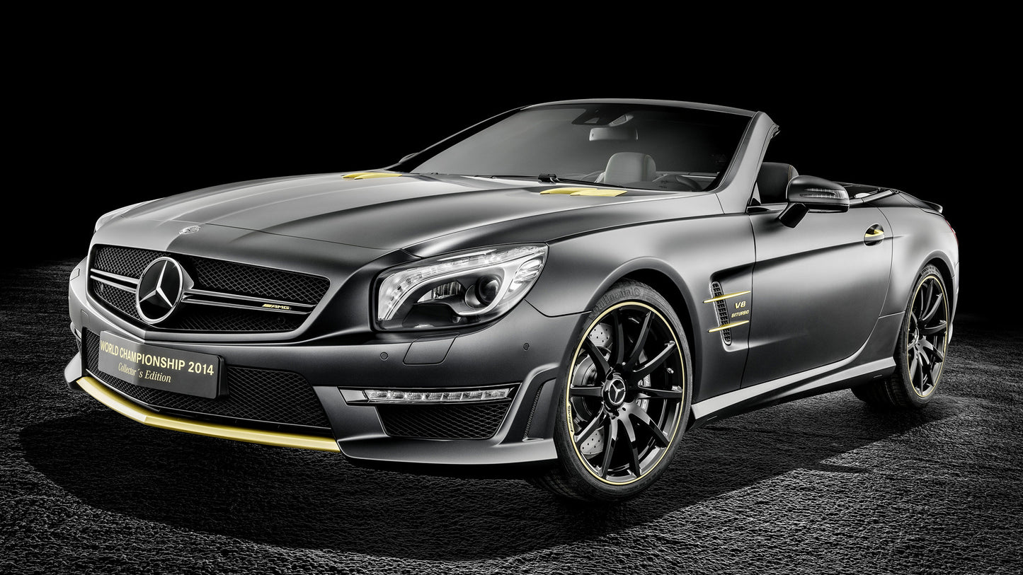 Mercedes Benz Sl Amg Collectors Edition Lewis Hamilton Hd Art Print Poster