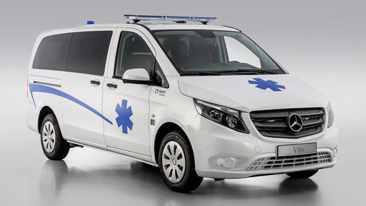Mercedes Benz Vito Ambulance Long Hd Art Jigsaw Puzzle