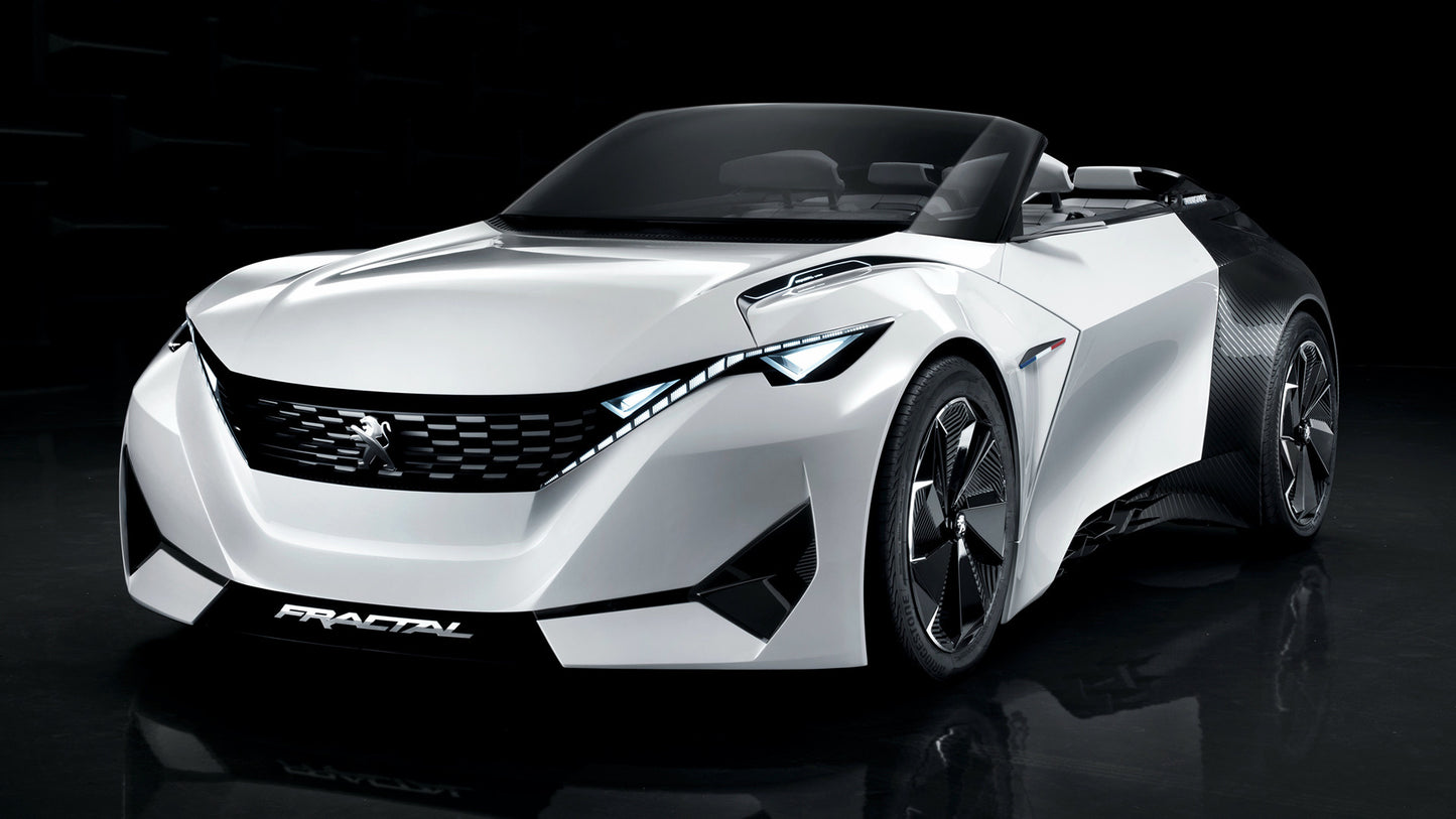 Peugeot Fractal Concept Hd Art Keychain