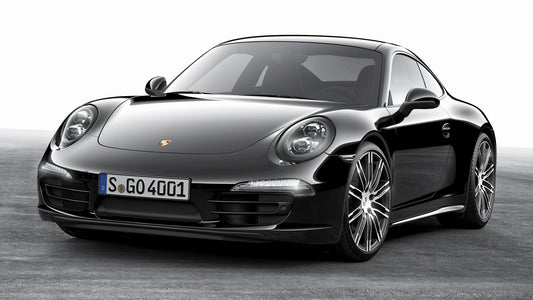 Porsche Carrera Black Edition Hd Art Keychain