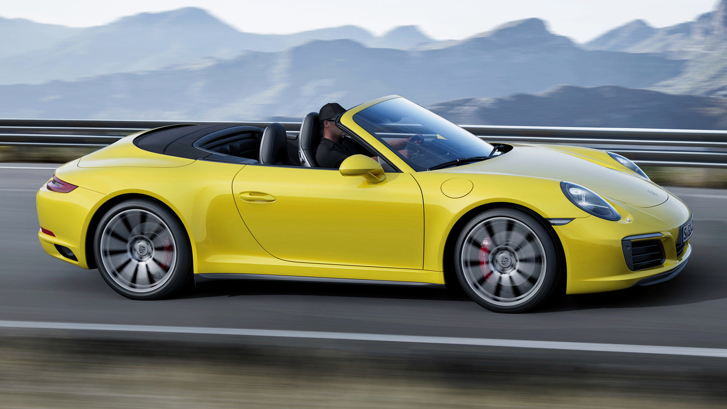 Porsche Carrera S Cabriolet Hd Art Keychain