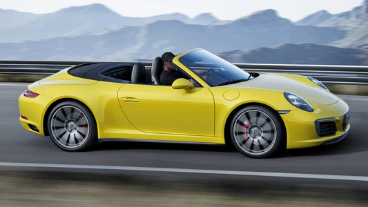 Porsche Carrera S Cabriolet Hd Art Keychain