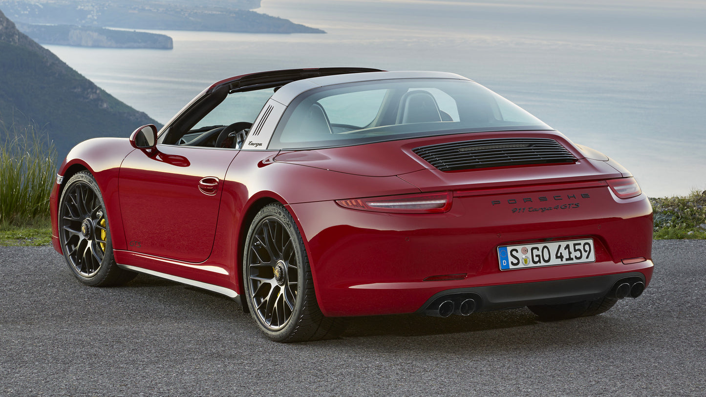 Porsche Targa Gts Hd Art Keychain
