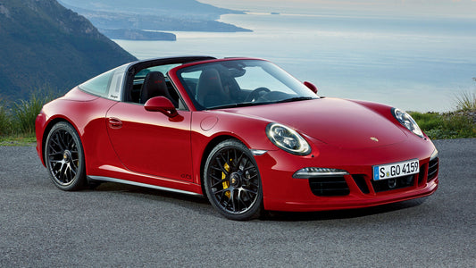 Porsche Targa Gts Hd Art Keychain
