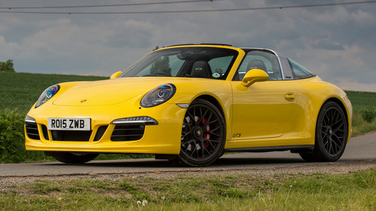 Porsche Targa Gts Uk Hd Art Keychain
