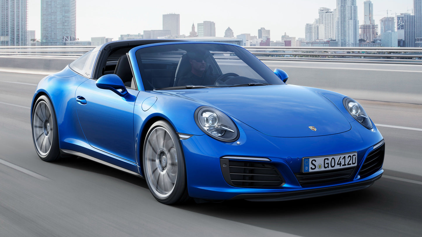 Porsche Targa S Hd Art Keychain