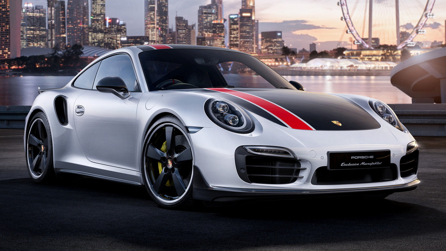 Porsche Turbo S Sg50 Custom Built For Singapore Sg Hd Art Keychain