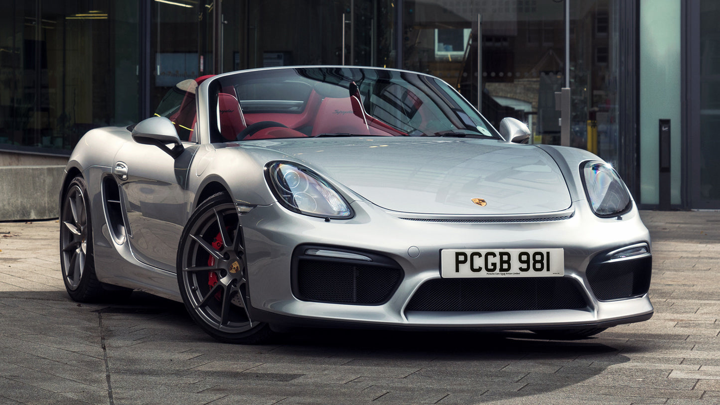Porsche Boxster Spyder Uk Hd Art Keychain