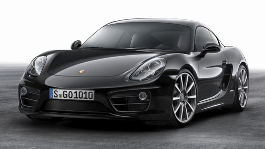 Porsche Cayman Black Edition Hd Art Keychain