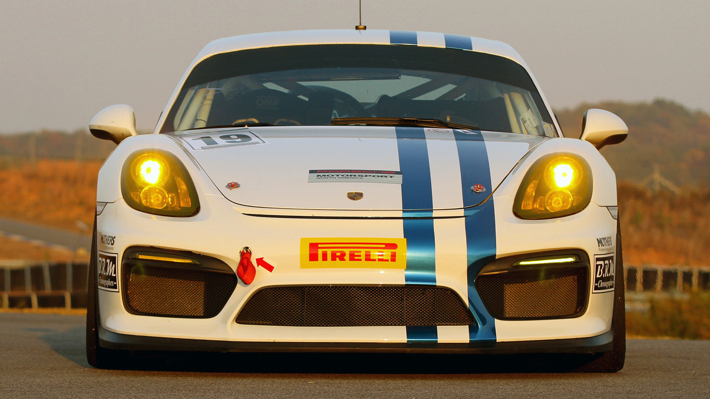 Porsche Cayman Gt4 Clubsport Hd Art Keychain