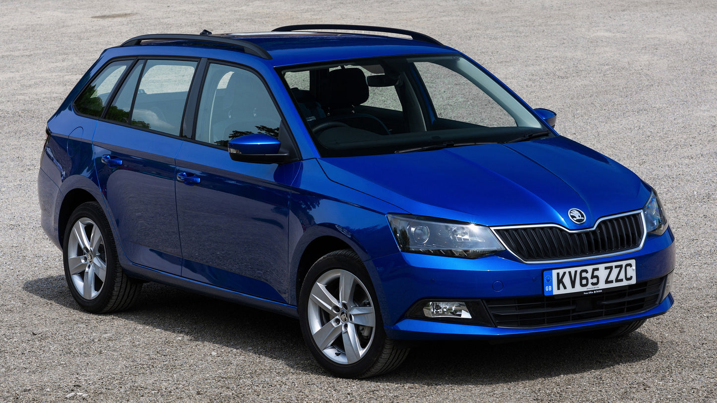 Skoda Fabia Estate Uk Hd Art Keychain