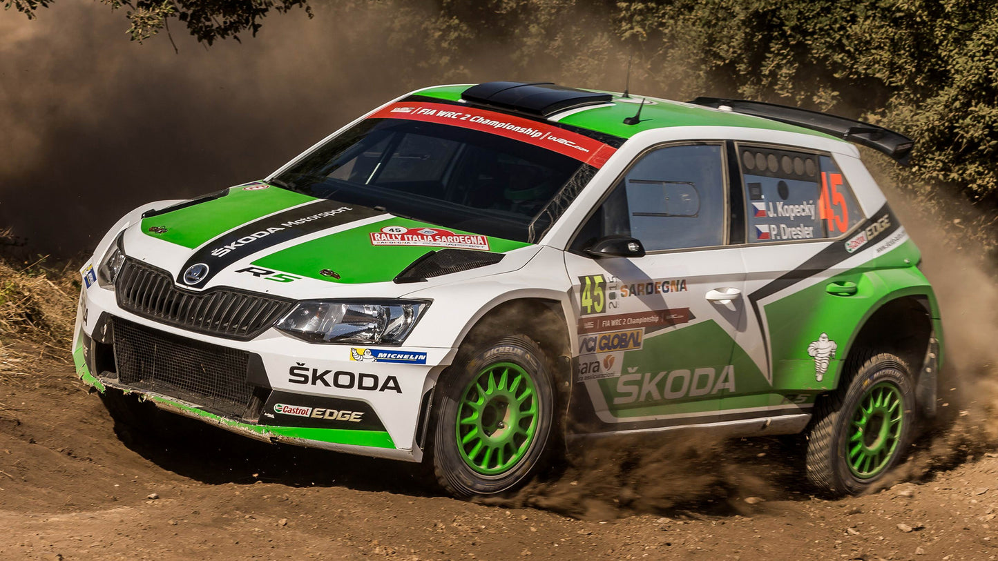 Skoda Fabia R5 Hd Art Keychain
