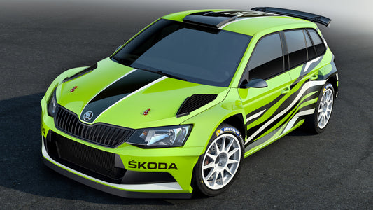 Skoda Fabia R5 Combi Concept Hd Art Keychain