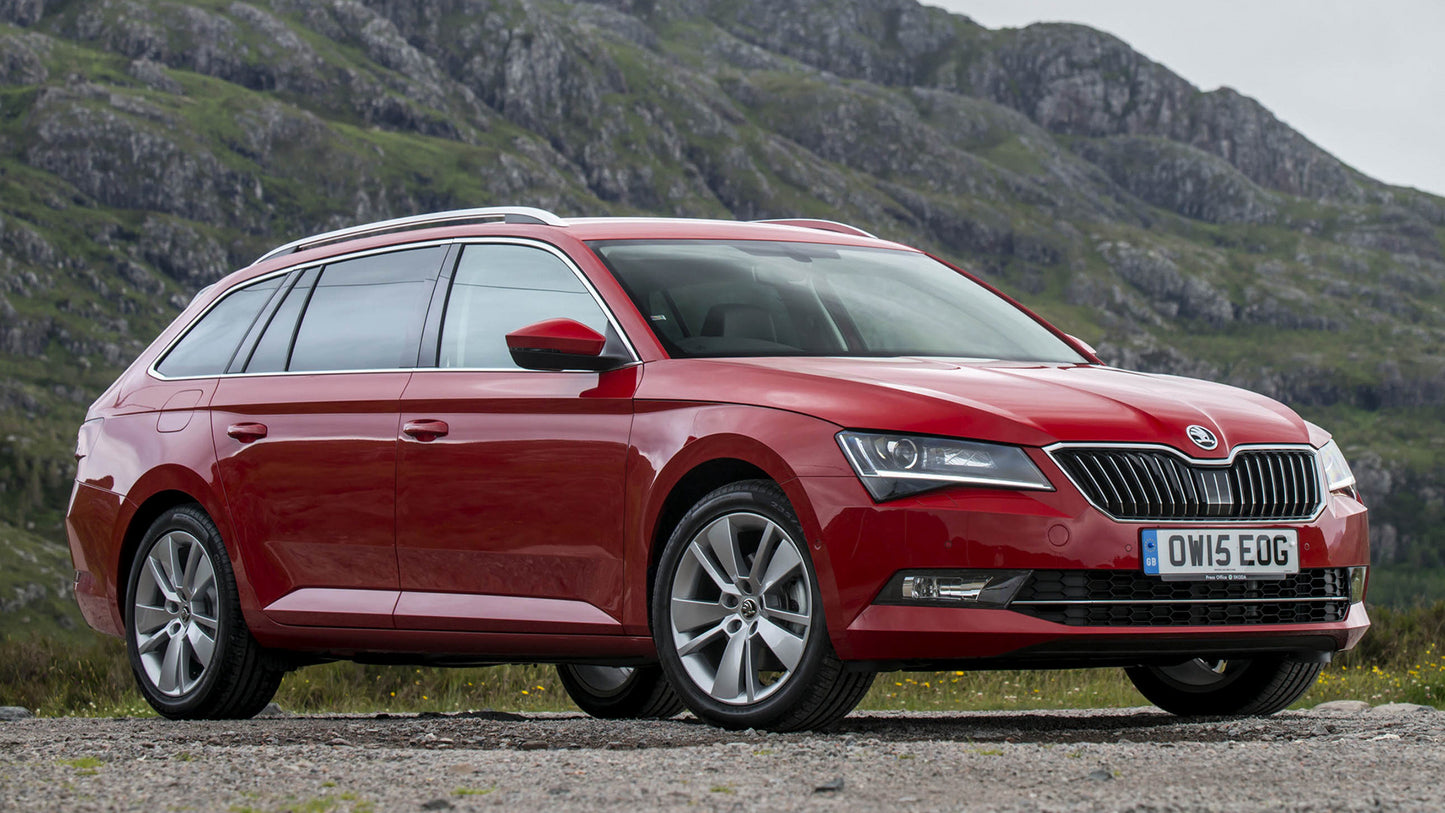 Skoda Superb Estate Uk Hd Art Keychain