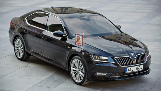 Skoda Superb Laurin And Klement Presidential Hd Art Keychain