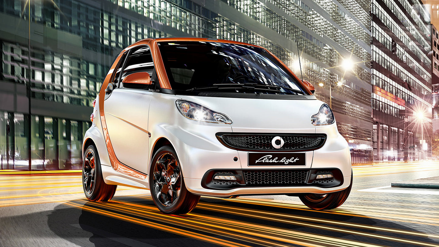 Smart Fortwo Cabrio Flashlight Hd Art Keychain