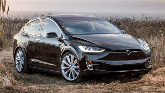 Tesla Model X P90D Hd Art Keychain