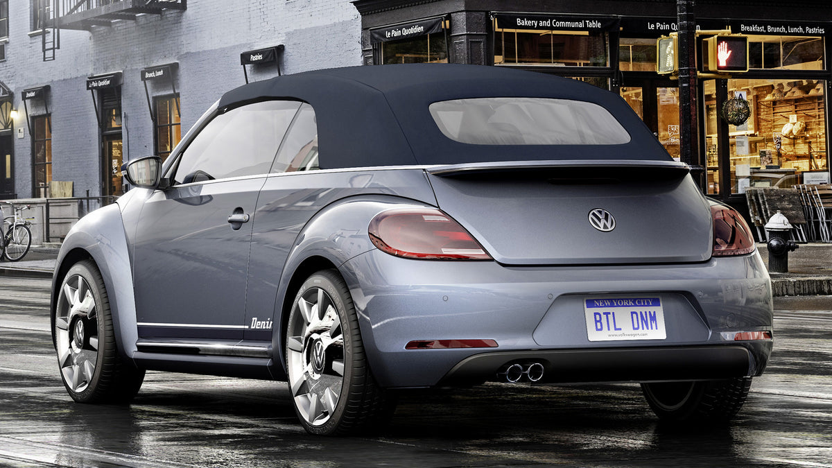 Volkswagen Beetle Cabriolet Denim Concept Hd Art Magnet