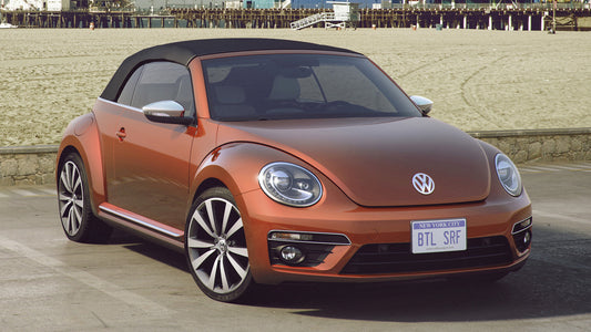 Volkswagen Beetle Cabriolet Wave Concept Hd Art Keychain