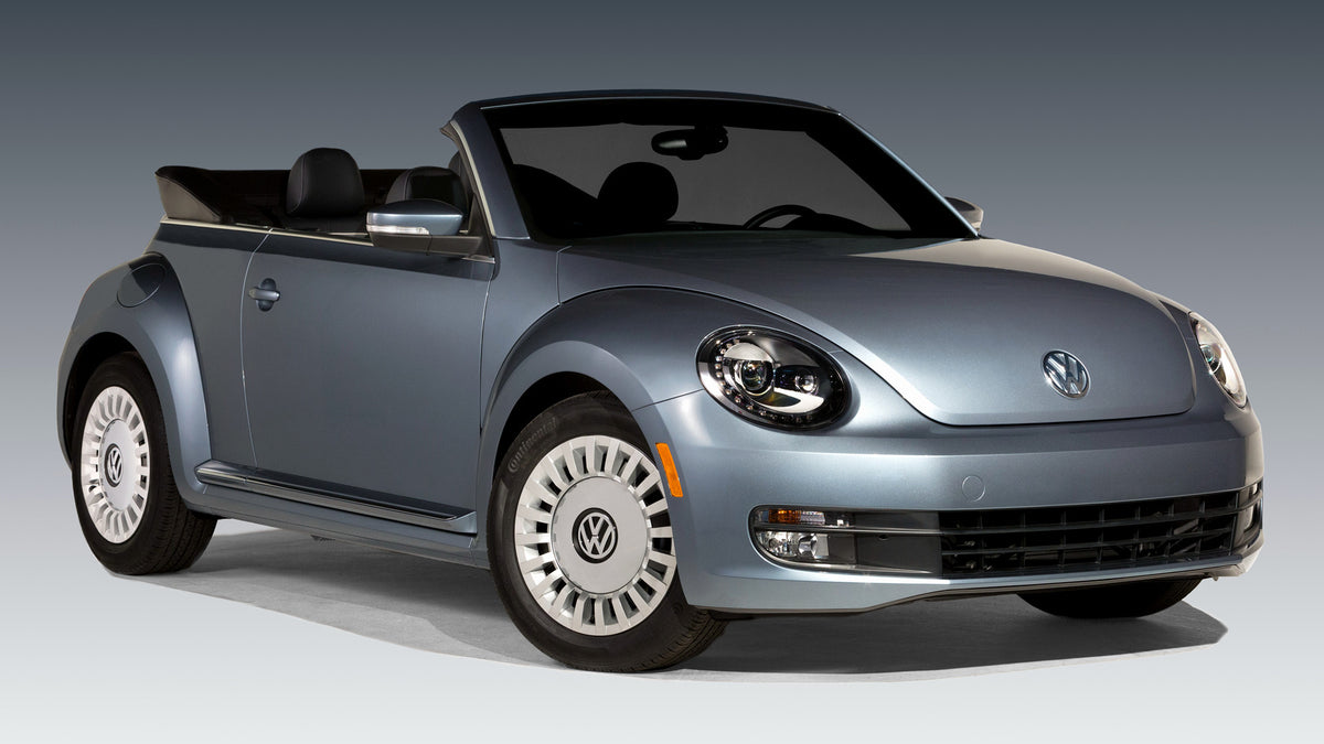Volkswagen Beetle Convertible Denim Us Hd Art Magnet