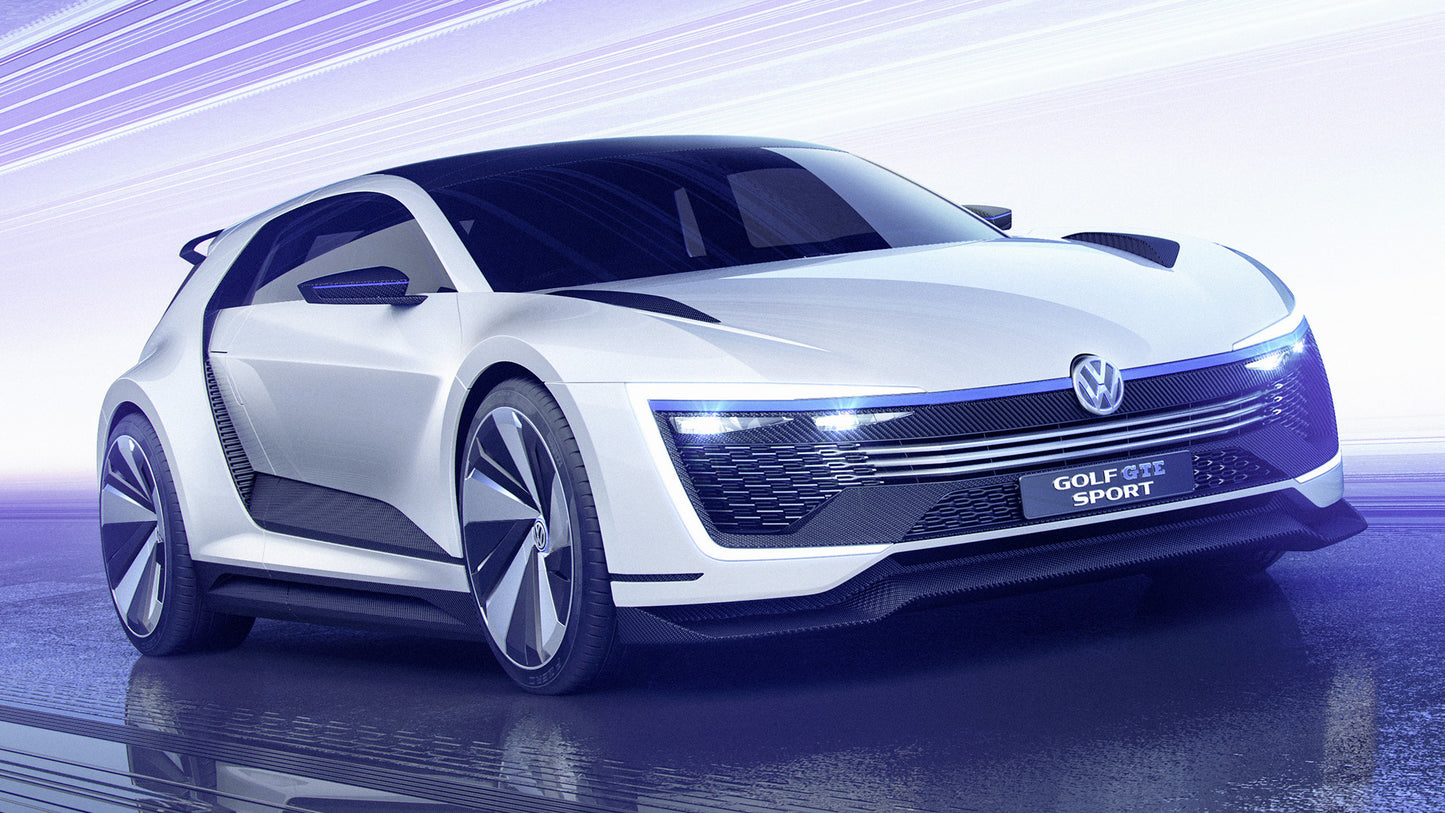 Volkswagen Golf Gte Sport Concept Hd Art Keychain