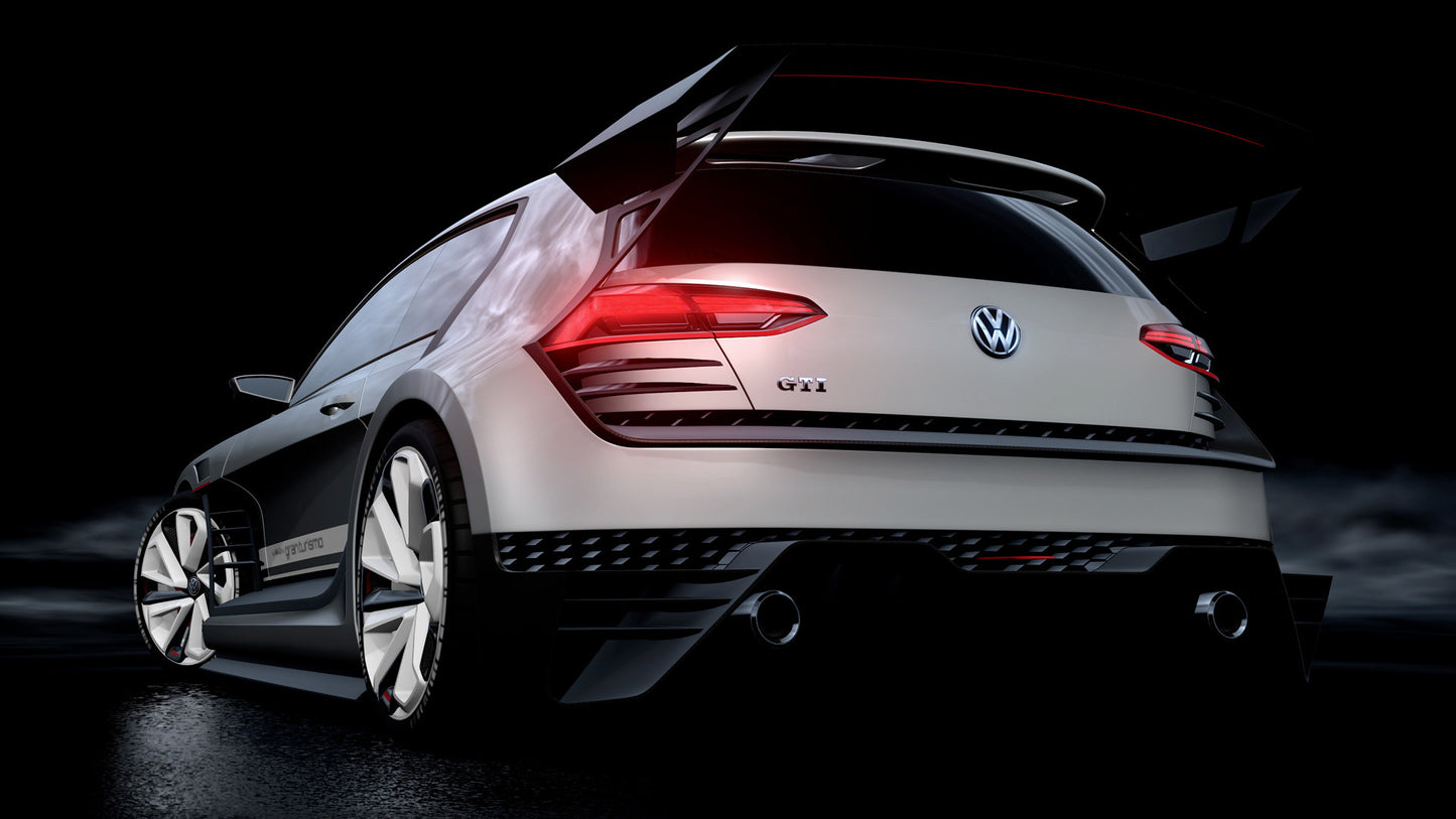 Volkswagen Gti Supersport Vision Gran Turismo Hd Art Keychain