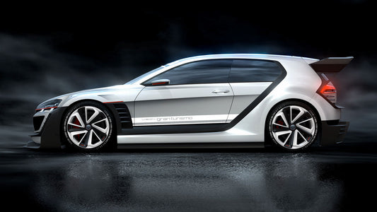 Volkswagen Gti Supersport Vision Gran Turismo Hd Art Keychain