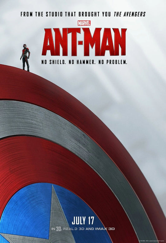 2015 Ant Man Movie Keychain Marvel Paul Rudd Scott Lang Captain America