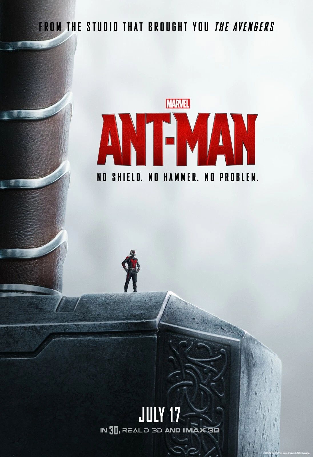 2015 Ant Man Movie Magnet Marvel Paul Rudd Scott Lang Thor Hammer