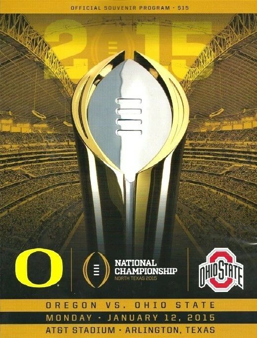 2015 Ohio State Buckeyes Vs Oregon Ducks Team Photo Picture Ncaa Football