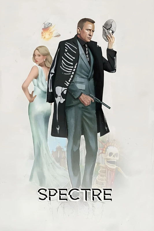 2015 Spectre Movie Poster 007 James Bond Daniel Craig Eve Moneypenny M 1