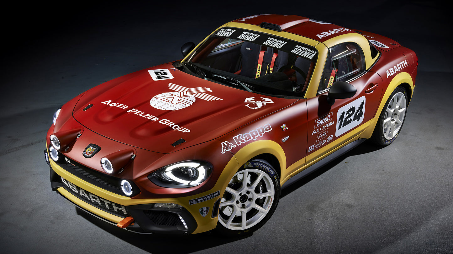 Abarth Rally Hd Art Keychain