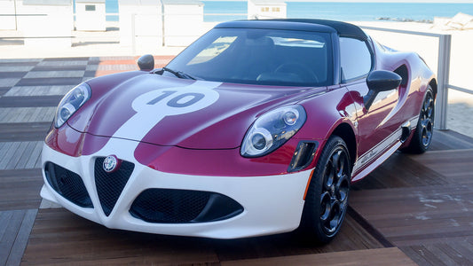 Alfa Romeo 4C Spider Edizione Corsa Hd Art Keychain