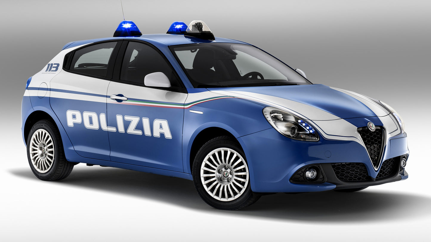Alfa Romeo Giulietta Polizia Hd Art Keychain