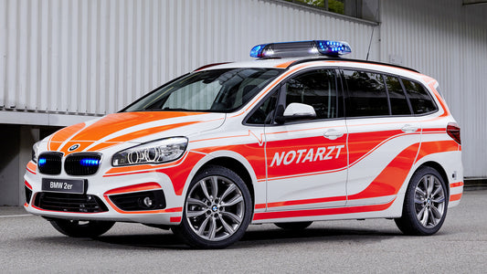 Bmw Series Gran Tourer Notarzt Hd Art Keychain