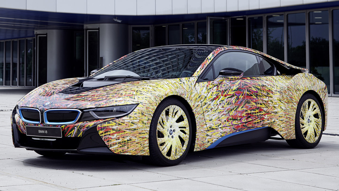 Bmw I8 Futurism Edition By Garage Italia Customs Hd Art Keychain