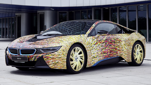 Bmw I8 Futurism Edition By Garage Italia Customs Hd Art Keychain