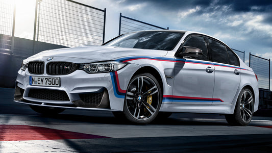 Bmw M3 With M Performance Parts Hd Art Keychain