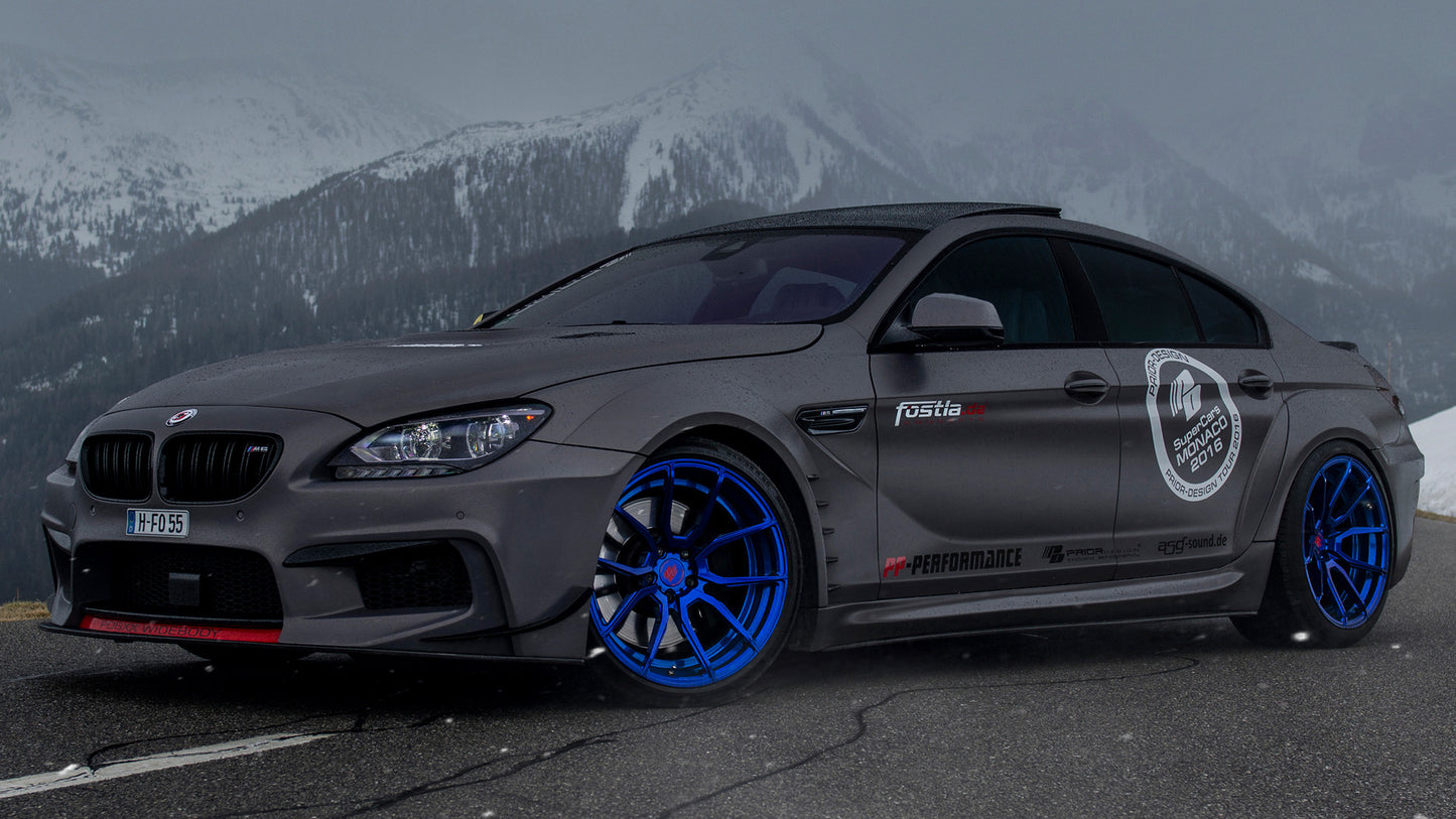 Bmw M6 Gran Coupe By Fostla And Pp Performance Hd Art Keychain