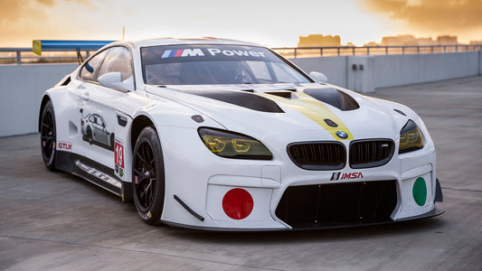 Bmw M6 Gtlm Art Car By John Baldessari Hd Art Keychain