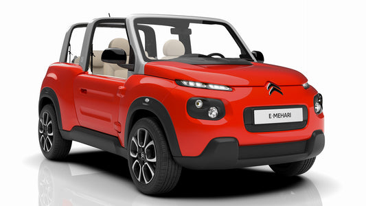Citroen E Mehari Hd Art Keychain