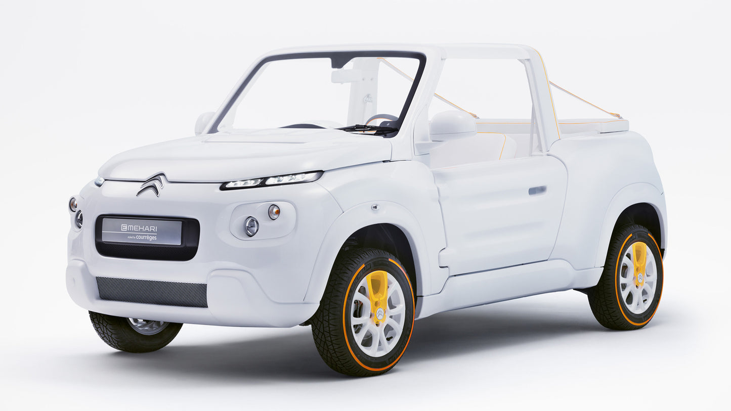 Citroen E Mehari Styled By Courreges Hd Art Keychain