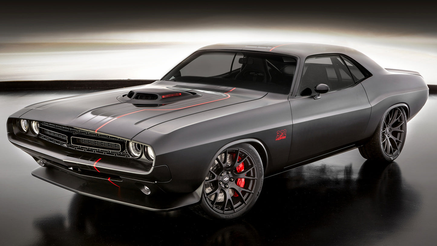 Dodge Shakedown Challenger Hd Art Keychain