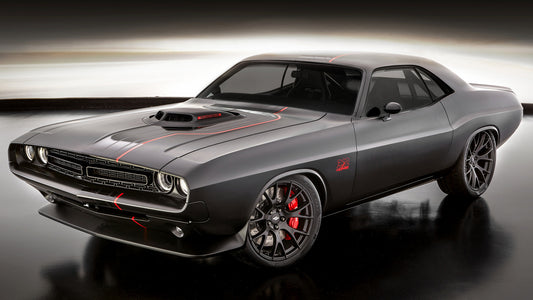 Dodge Shakedown Challenger Hd Art Keychain