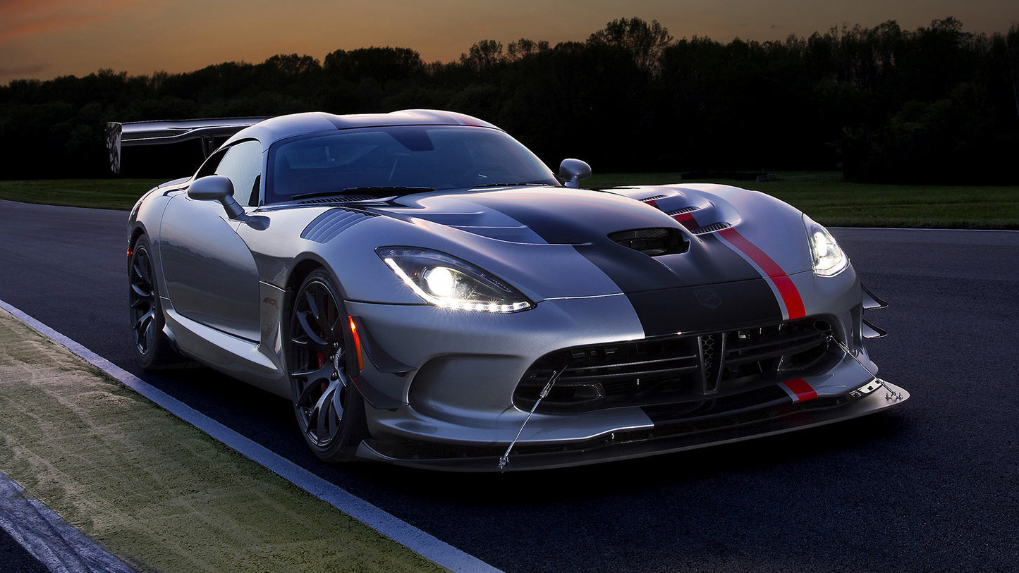 Dodge Viper Acr Hd Art Keychain