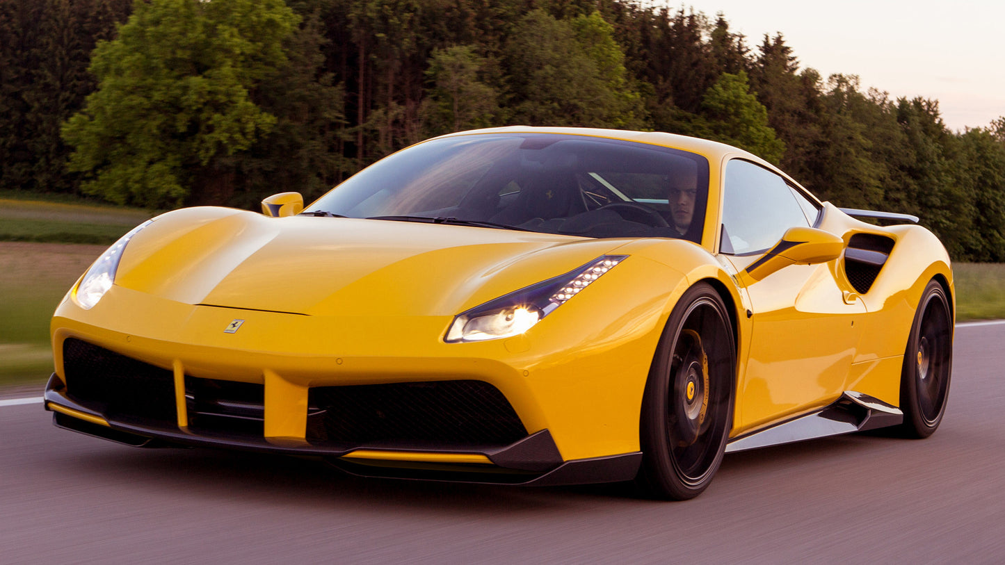 Ferrari Gtb By Novitec Rosso Hd Art Keychain
