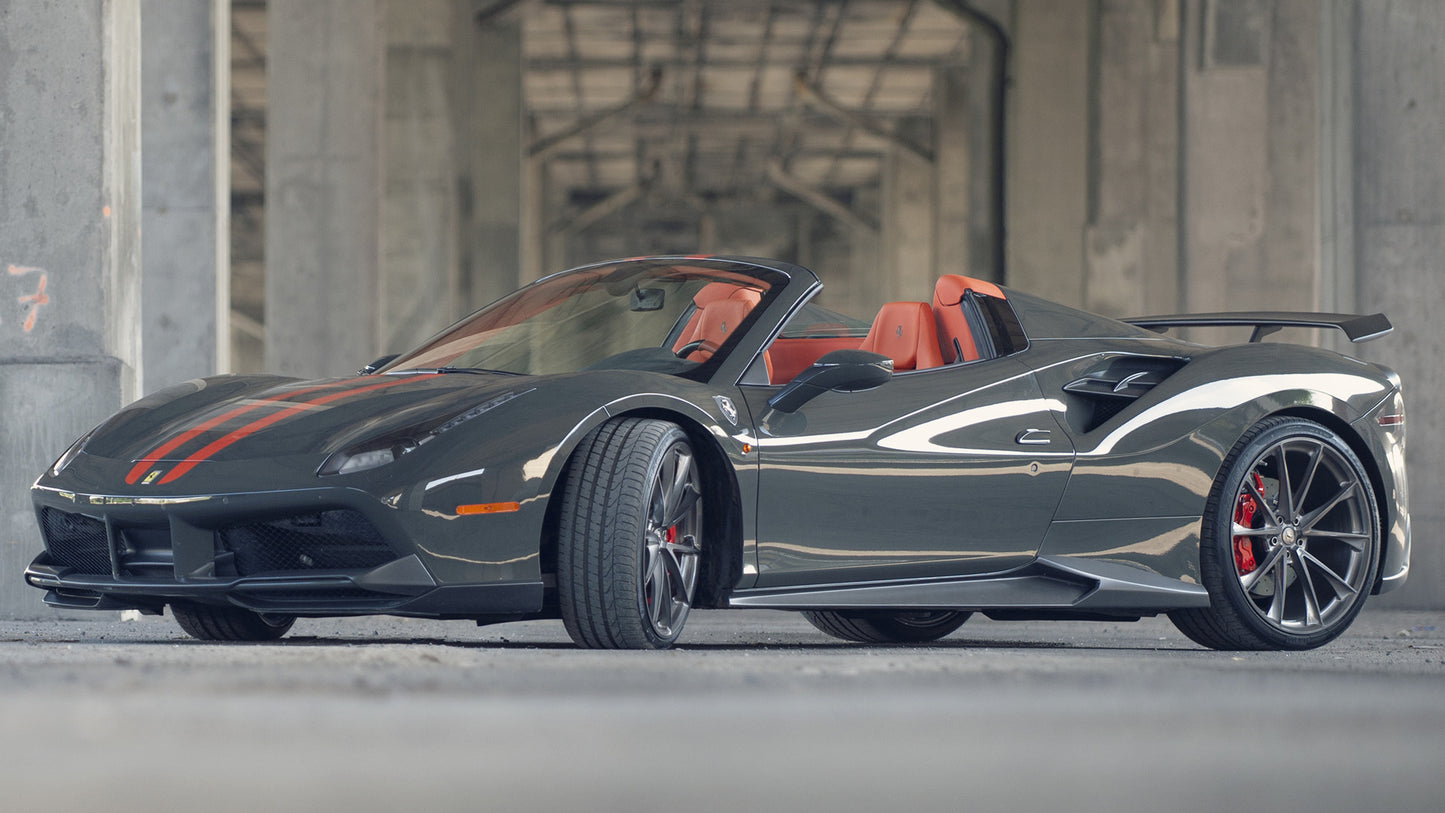Ferrari Spider By Novitec Rosso Us Hd Art Keychain