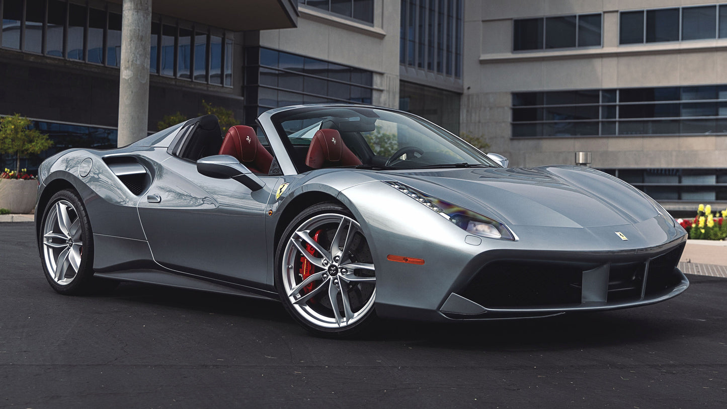 Ferrari Spider Us Hd Art Keychain